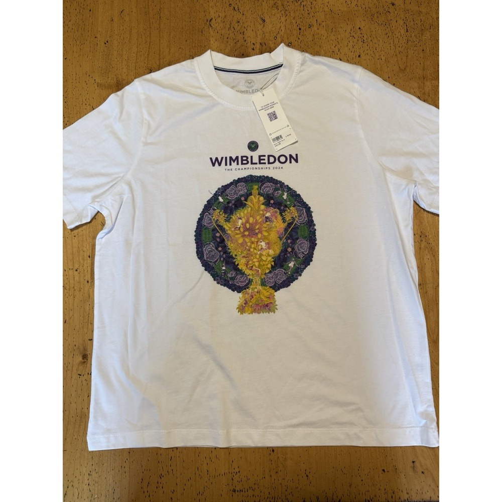 Wimbledon T Shirt "The Championships"Licensed Womens UK Medium/US Small NEW